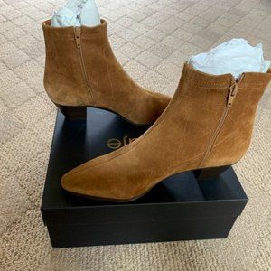 Maje - Flika Camel Suede Booties New with Box and Dust Cover